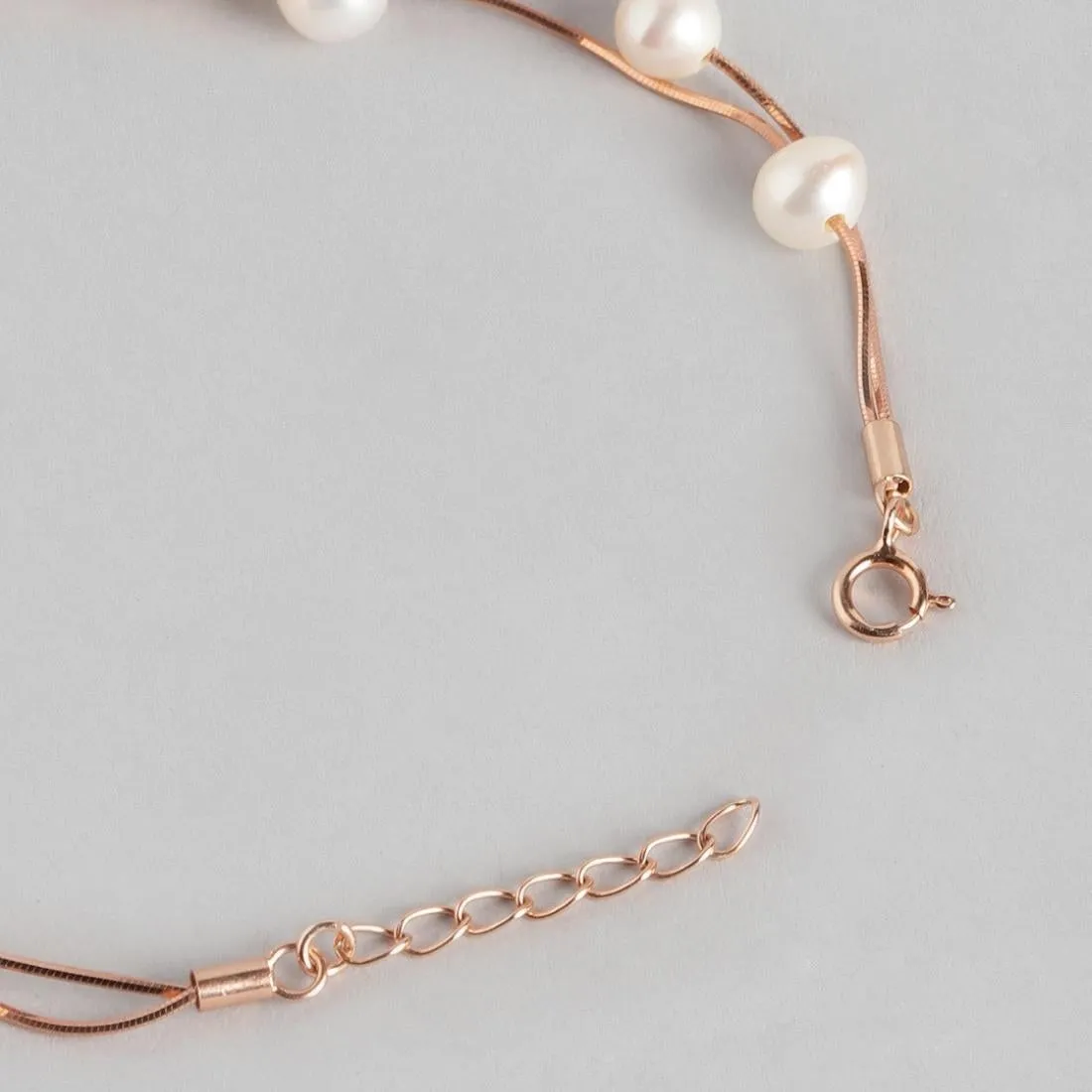 Seaside Elegance - Rose Gold Fresh Off the Sea 925 Silver Bracelet