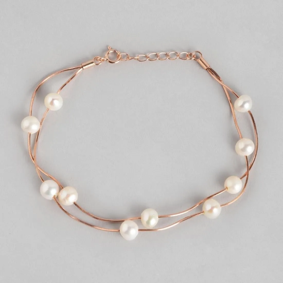 Seaside Elegance - Rose Gold Fresh Off the Sea 925 Silver Bracelet