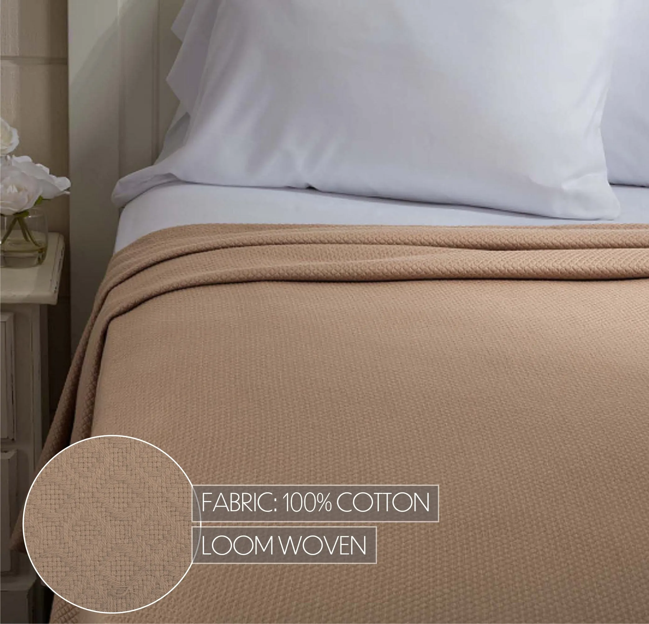 Serenity Cotton Woven Blanket