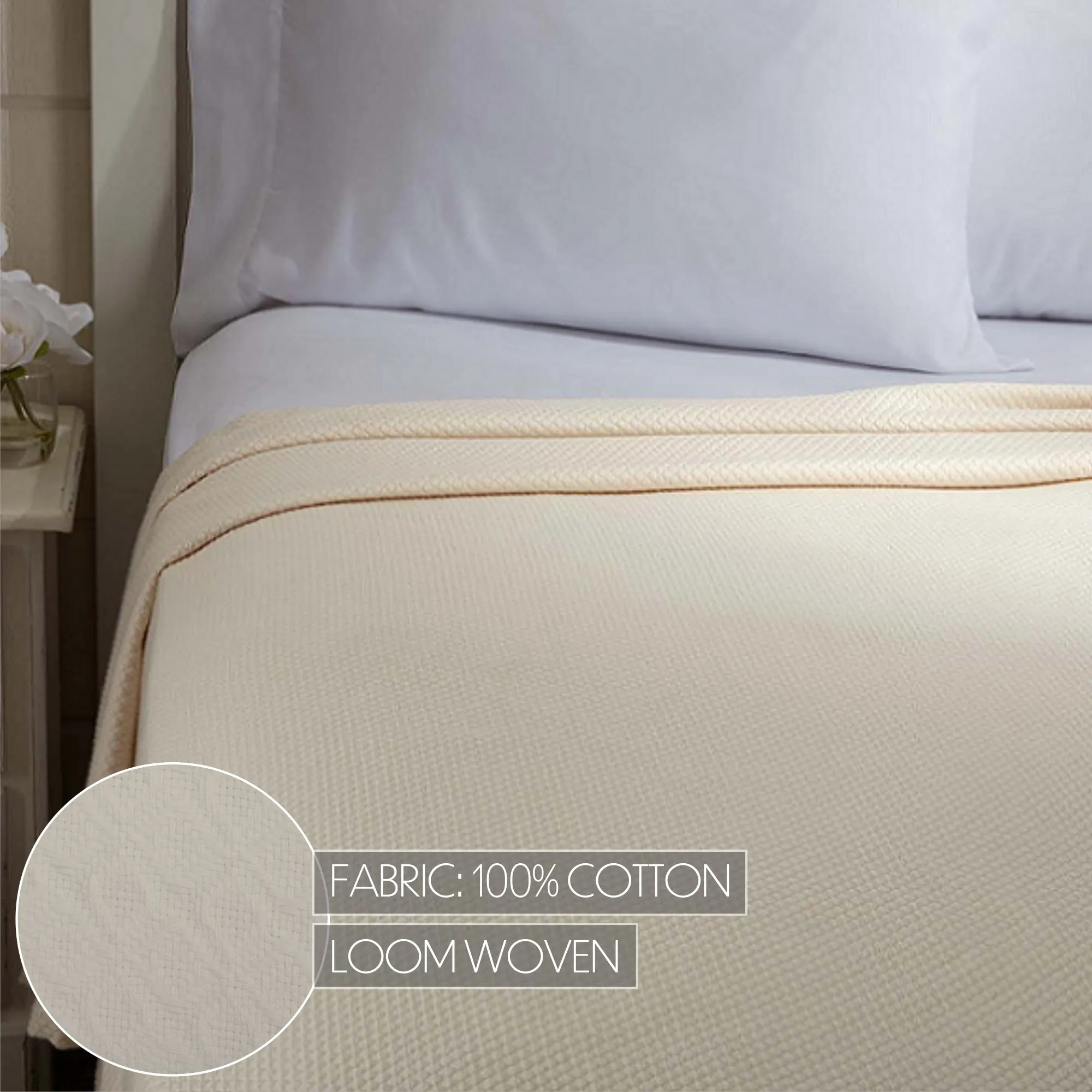 Serenity Cotton Woven Blanket