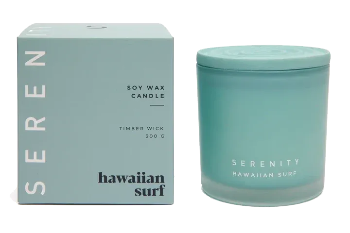 Serenity Hawaiian Surf  Candle (300g)