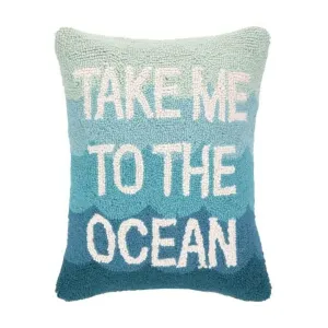 Take Me To the Ocean Hook Pillow, 14, 18