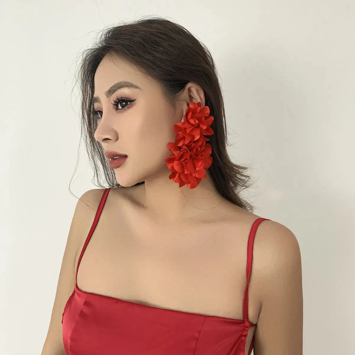 TEEK - Big Fab Flower Earrings