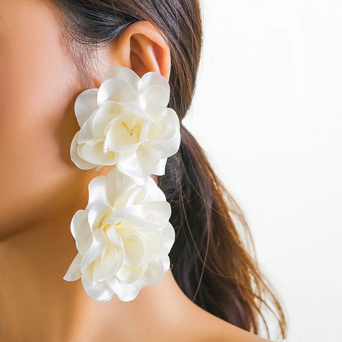 TEEK - Big Fab Flower Earrings