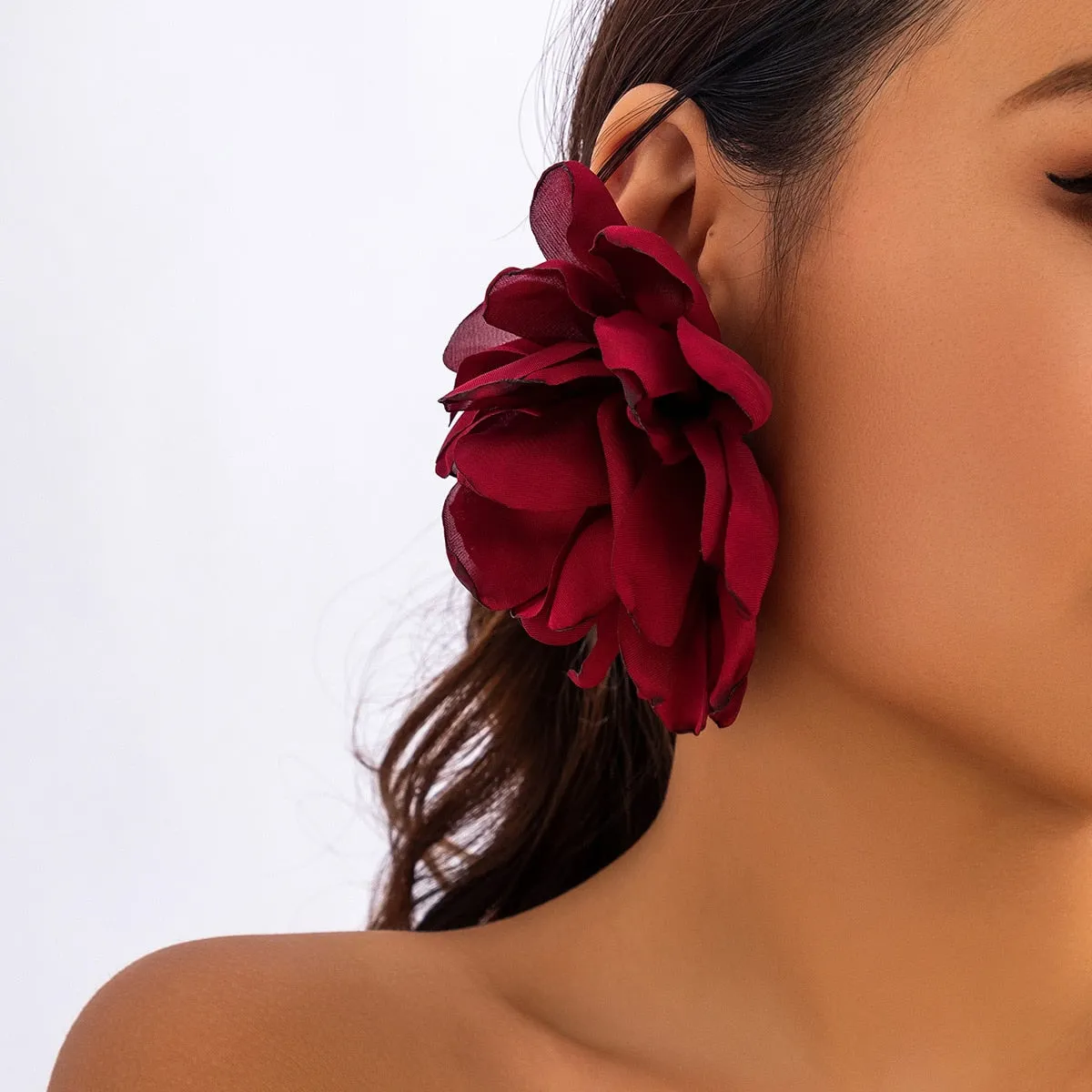 TEEK - Big Fab Flower Earrings