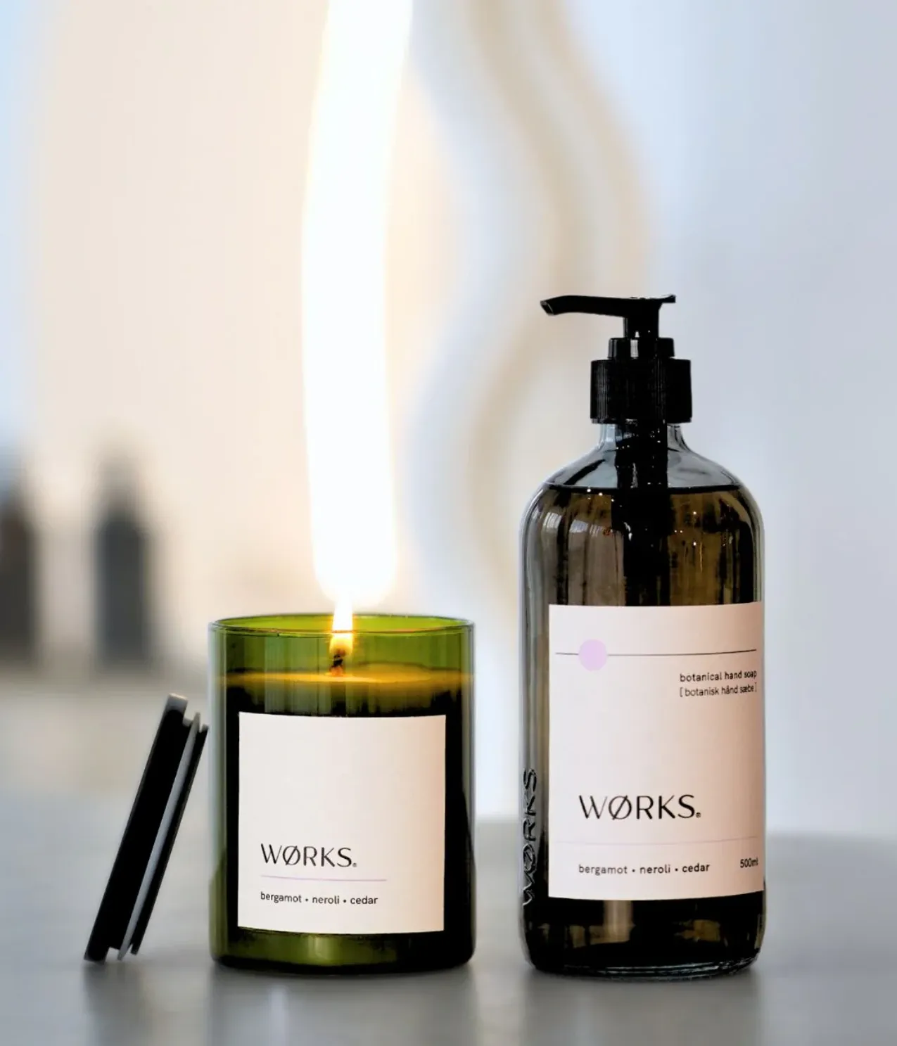 W Bergamot, Neroli, Cedar Aromatic Candle